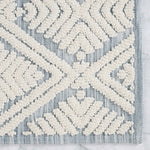 Ceton Diamond Trellis Textured Washable Bath Rugs, Set of 2