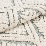 Ceton Diamond Trellis Textured Washable Bath Rugs, Set of 2