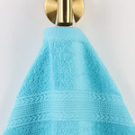 Eco-Friendly Ring-Spun Cotton 4-Piece Bath Towel Set
