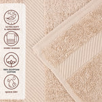 Superior Egyptian Cotton Dobby Border 6 Piece Hand Towel Set