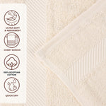 Superior Egyptian Cotton Dobby Border 2 Piece Bath Sheet Set