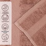 Superior Egyptian Cotton Dobby Border 6 Piece Hand Towel Set