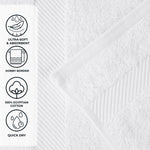 3 Piece Egyptian Cotton Plush Bath Towel Set - Kendell