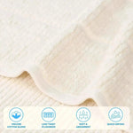 Superior Milo Smart Twist Viscose Cotton Blend Hand Towels, Set of 6