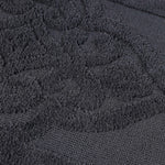 Myra Medallion Textured Machine Washable Bath Rugs, Set of 2