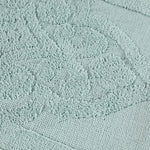 Myra Medallion Textured Machine Washable Bath Rugs, Set of 2