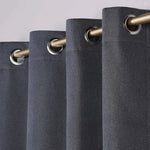 100 % Blackout Curtains Grommet Machine Washable 2 Panels