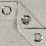 100 % Blackout Curtains Grommet Machine Washable 2 Panels