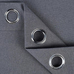 100 % Blackout Window Curtains Grommet Washable Set of 2
