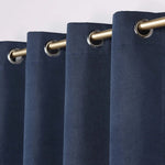 100 % Blackout Window Curtains Grommet Washable Set of 2