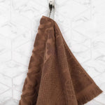 Cotton Geometric Jacquard Absorbent Bath Towel Set of 3