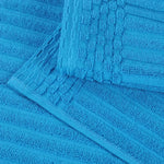 Ribbed Cotton Absorbent Bath Towel Set of 4