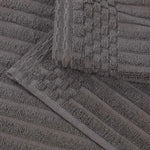Cotton Ribbed Textured Face Towel Set 12-Piece - Soho