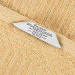 Superior Ribbed Textured Cotton Bath Sheet Ultra-Absorbent Towel Set