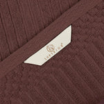 Superior Soho Ribbed Cotton Absorbent Medium Weight 12 Piece Towel Set