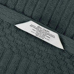 Superior Ribbed Textured Cotton Bath Sheet Ultra-Absorbent Towel Set
