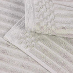 Cotton Ribbed Textured Towel Set 8-Piece - Soho