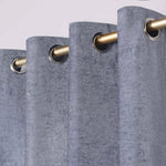 Superior Noor Semi-Blackout Chenille Machine Washable Grommet Curtains, Set of 2 Panels