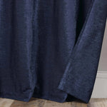 Superior Noor Semi-Blackout Chenille Machine Washable Grommet Curtains, Set of 2 Panels
