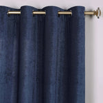 Superior Noor Semi-Blackout Chenille Machine Washable Grommet Curtains, Set of 2 Panels