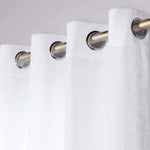 Superior Noor Semi-Blackout Chenille Machine Washable Grommet Curtains, Set of 2 Panels