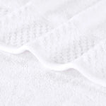 Lodi Cotton 3-Piece Towel Set – Absorbent Mid-Weight Solid Bathroom Towels with Textured Border