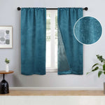Senna Textured Woven Blackout 2-Piece Curtain Panel Set – Room Darkening Window Drapes