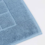 Superior Nora Cotton Thick Solid Checkered Washable Bath Mat Set of 2