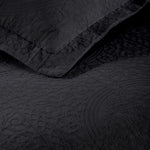 Lightweight Cotton Bedspread Sets 3-Piece Fleur De Lis Jacquard Matelasse