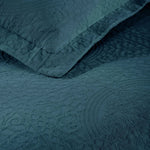 Lightweight Cotton Bedspread Sets 3-Piece Fleur De Lis Jacquard Matelasse