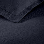 Lightweight Cotton Bedspread Sets 3-Piece Fleur De Lis Jacquard Matelasse