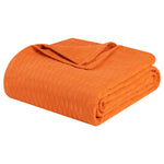 100% Cotton Thermal Blanket – Diamond Weave All-Season, Lightweight & Breathable