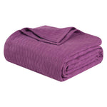 100% Cotton Thermal Blanket – Diamond Weave All-Season, Lightweight & Breathable