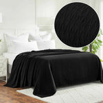 100% Cotton Thermal Blanket – Diamond Weave All-Season, Lightweight & Breathable