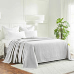 100% Cotton Thermal Blanket – Diamond Weave All-Season, Lightweight & Breathable