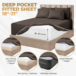 1000 Thread Count Egyptian Cotton Sateen Sheet Set