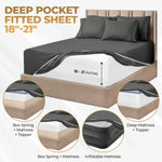 1000 Thread Count Egyptian Cotton Sateen Sheet Set