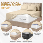1000 Thread Count Egyptian Cotton Sateen Sheet Set