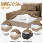 1000 Thread Count Egyptian Cotton Sateen Sheet Set