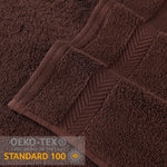 12-Piece Set, 100% Cotton Bathroom Towels, Zero Twist