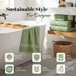 Eco-Friendly Ring-Spun Cotton 2-Piece Bath Sheet Set