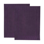 Superior Leo Cotton Modern Absorbent Heavy Washable Bath Mat Set of 2