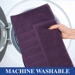 Superior Leo Cotton Modern Absorbent Heavy Washable Bath Mat Set of 2