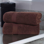 Superior Zero-Twist Smart-Dry Combed Cotton 2-Piece Bath Sheet Set