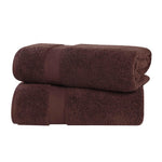 Superior Zero-Twist Smart-Dry Combed Cotton 2-Piece Bath Sheet Set