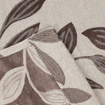 Leaves Room Darkening Washable Blackout Curtain Panels, Set of 2