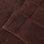 3 Piece Zero Twist Cotton Towels Soft Absorbent