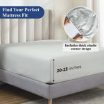 Superior Apus 100% Cotton Perfect Fit Deep Pocket Fitted Sheet