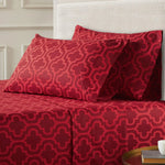 Superior Moroccan Trellis Cotton Flannel 2 Piece Pillowcase Set