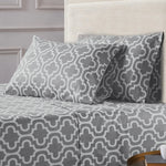 Superior Moroccan Trellis Cotton Flannel 2 Piece Pillowcase Set